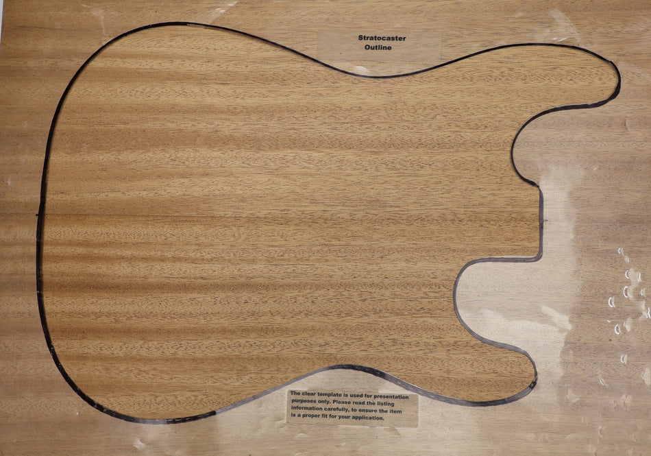 Khaya Mahogany Archtop / Body blank, unglued 2pc, 1.9" thick (PREMIUM) - Stock# 6-2170