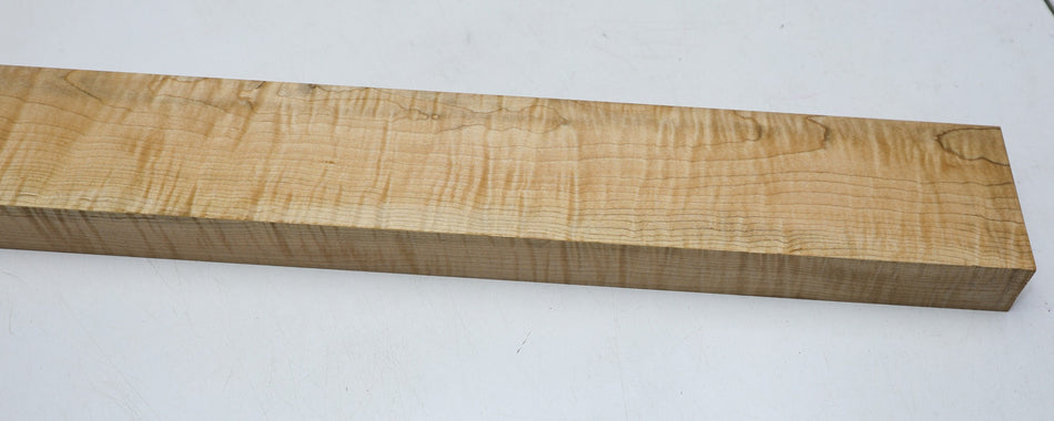 Red Maple Flame Neck Blank 1.4" x 3.6" x 34" - Stock# 6-2204