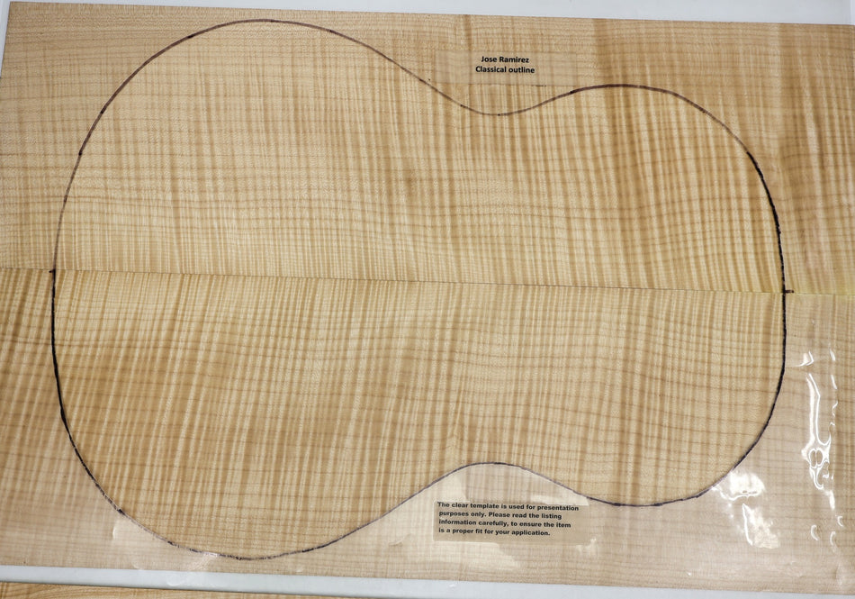 Back & Side set Maple Flame, Classical (HIGH FIGURE 4★) - Stock# 6-2249