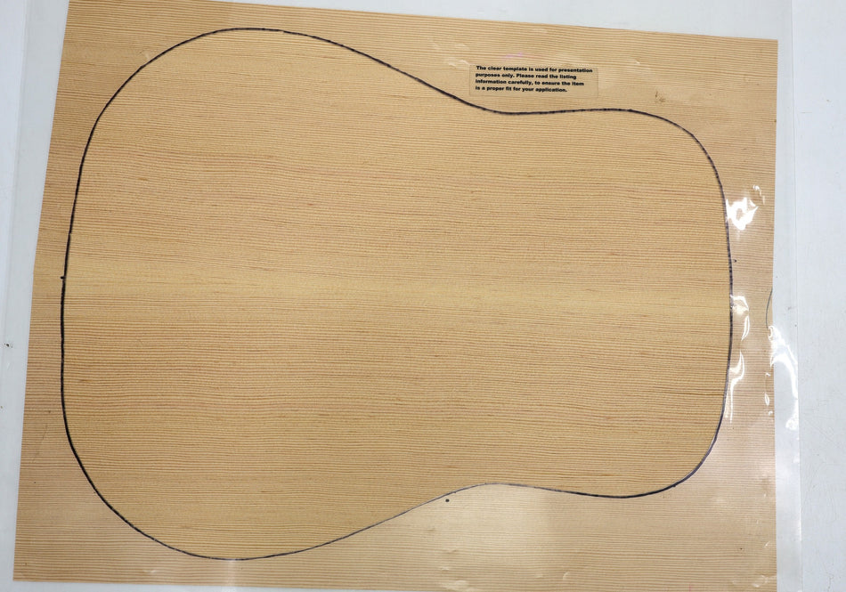 Douglas-Fir Dreadnought Guitar Set, 0.17" thick (Standard 3★) - Stock# 6-2281