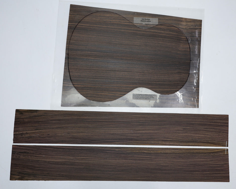 Back & Side set Indian Rosewood OM / Classical (+HIGH GRADE +4★) - Stock# 6-2290