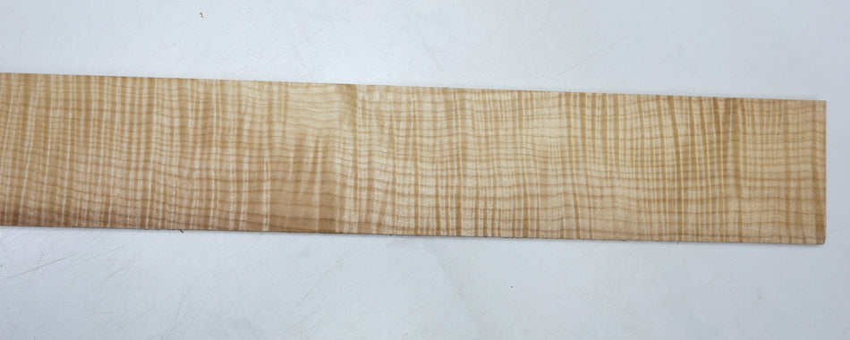 Maple Flame Guitar Fingerboard, 22" long, unslotted (HIGH FIGURE) - Stock# 6-2325