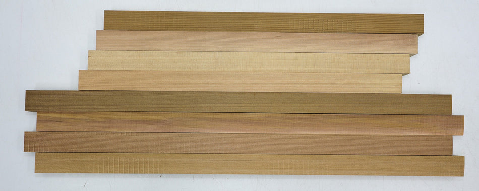 Red Cedar Bracewood, 8 blocks 1" x 1" x 20.5" (15.75") - Stock# 6-2326