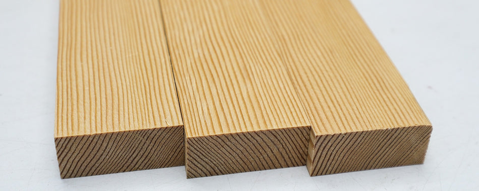 Douglas-Fir Bracewood, 3 blocks 0.9" x 2" x 22" - Stock# 6-2327