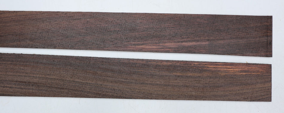 Indian Rosewood Guitar Fingerboards, 2 pieces, 20.8" long, unslotted - Stock# 6-2329