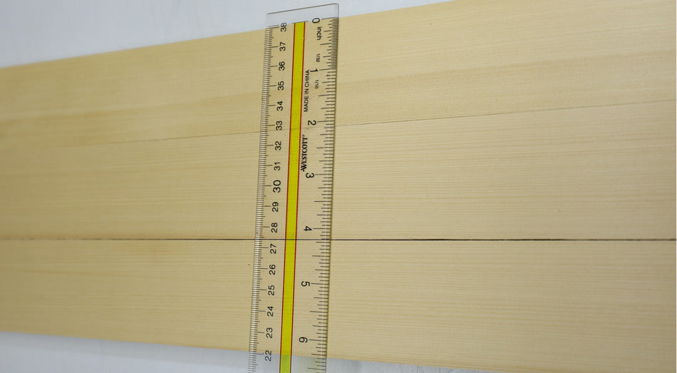 Alaskan Yellow Cedar Bracewood, 3 blocks 0.84" x 2" x 21.5" - Stock# 6-2366