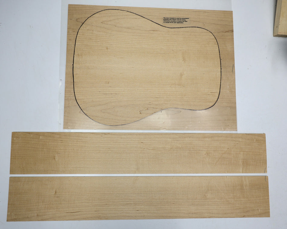 Back & Side set Rock Maple, Dreadnought - Stock# 6-2493