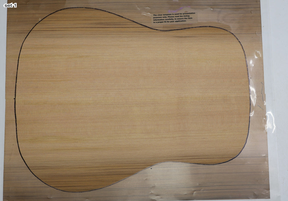 Red Cedar Dreadnought, 2 Guitar Sets 0.14" thick (+Factory) - Stock# 6-2582