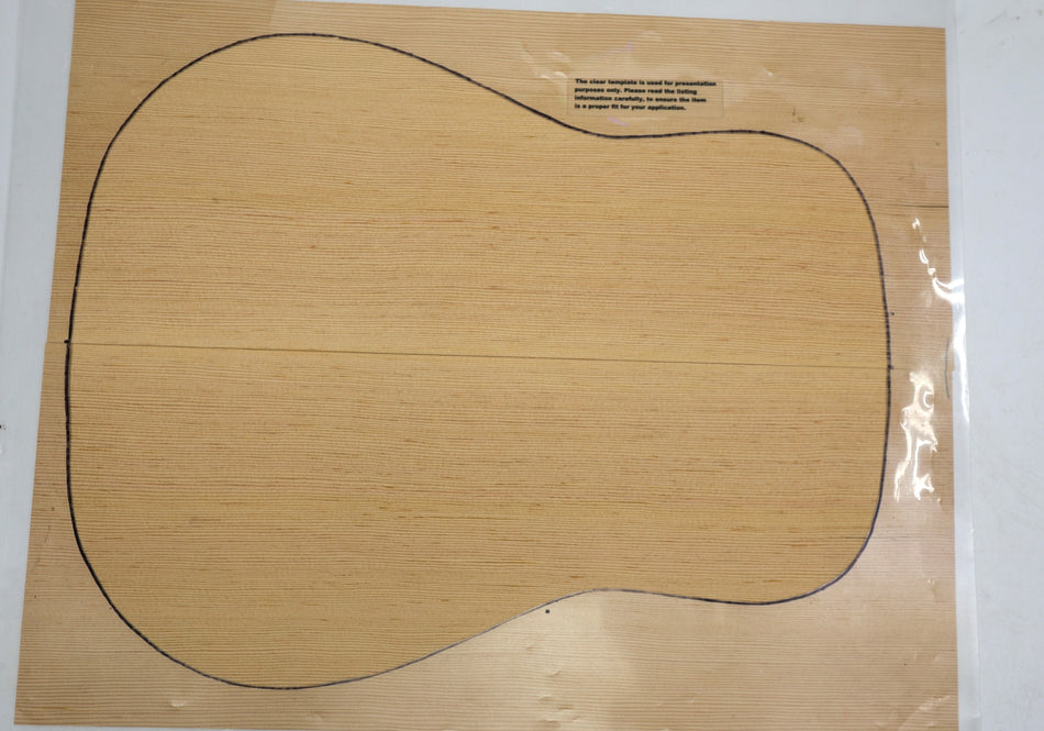 Douglas-Fir Dreadnought Guitar Set, 0.14" thick (Standard 3★) - Stock# 6-2600