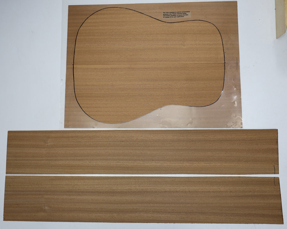 Back & Side set Sapele Mahogany, Dreadnought - Stock# 6-2667