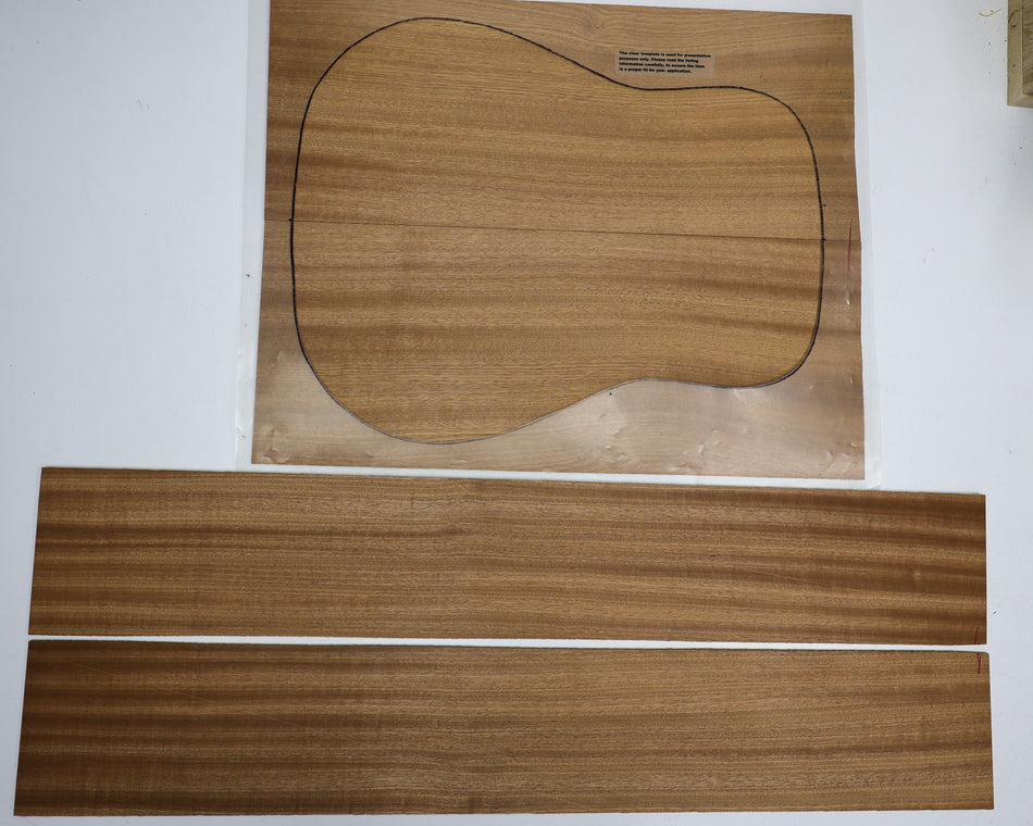 Back & Side set Sapele, Dreadnought - Stock# 6-2969