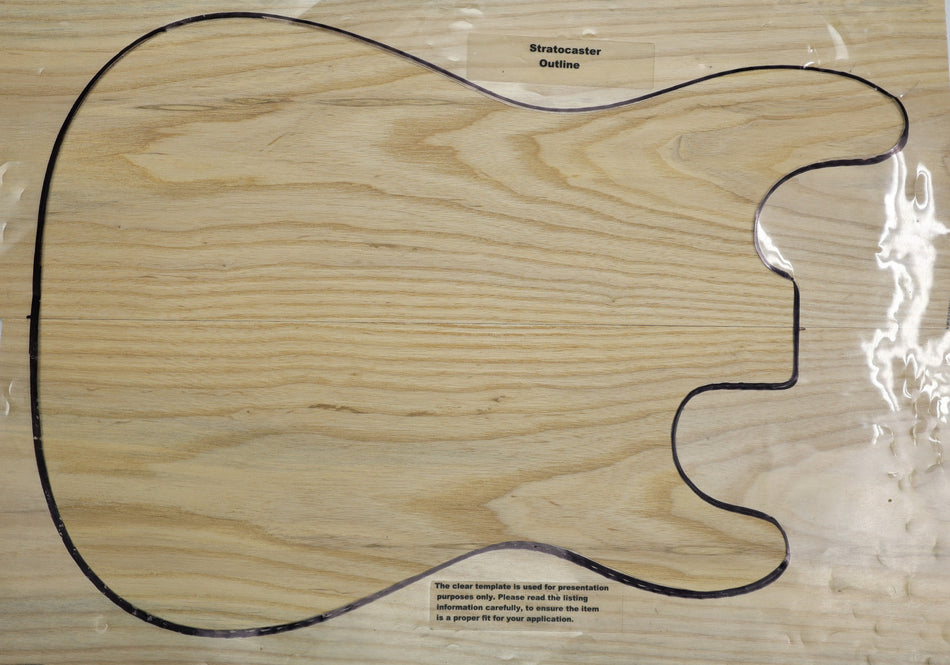 White Ash Guitar set, 0.23" thick - Stock# 6-2992