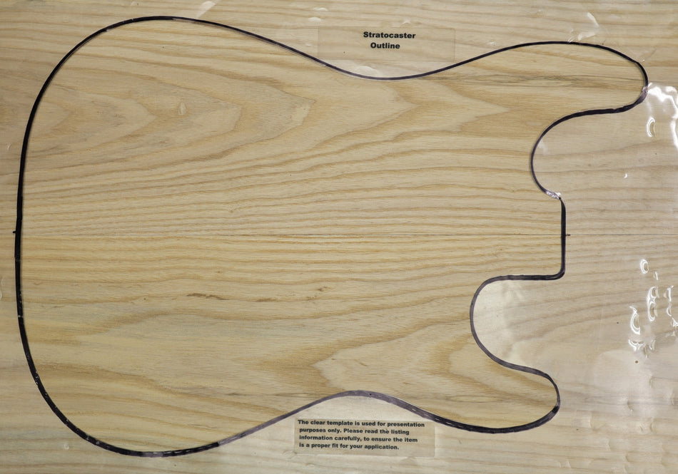 White Ash Guitar set, 0.23" thick - Stock# 6-2992