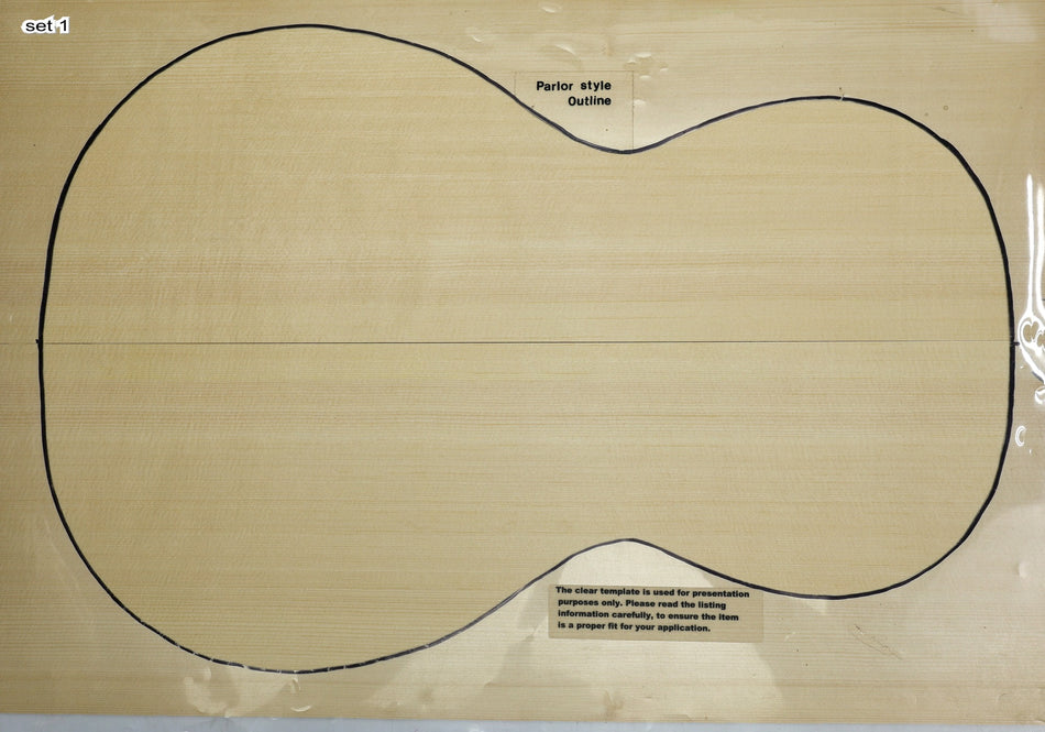 Engelmann Spruce Parlor, 2 Guitar sets, 0.165" thick (+STANDARD +3★) - Stock# 6-3011