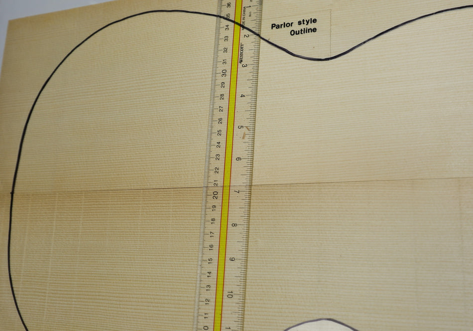Engelmann Spruce Parlor Guitar Set, 0.17" thick (Standard) - Stock# 6-3071