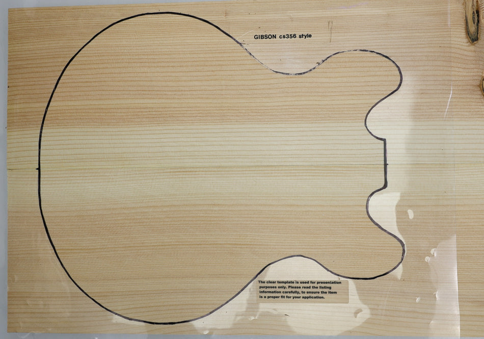Engelmann Spruce Small Archtop / Body blank, unglued 2pc, 1.8" thick - Stock# 6-3072