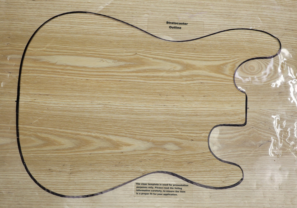 White Ash body blank, unglued 2pc, 1.83" thick (+STANDARD +3★) - Stock# 6-3073