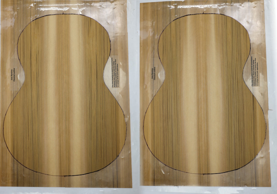 Red Cedar Classical, 2 Guitar Sets, 0.17" thick (Factory) - Stock# 6-3106