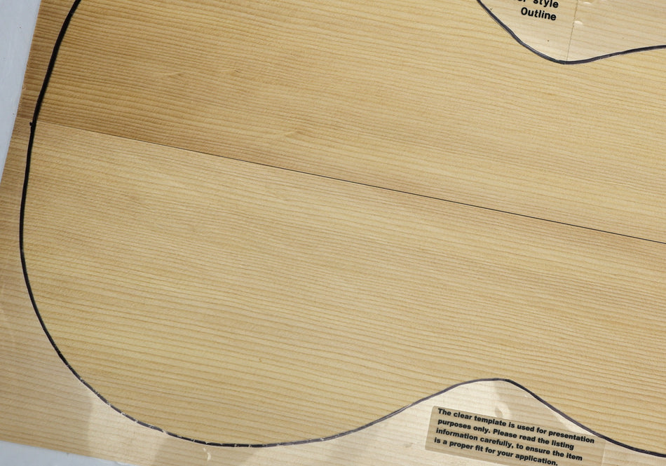 Sitka Spruce Parlor Guitar Set, 0.15" thick (+Professional) - Stock# 6-3108