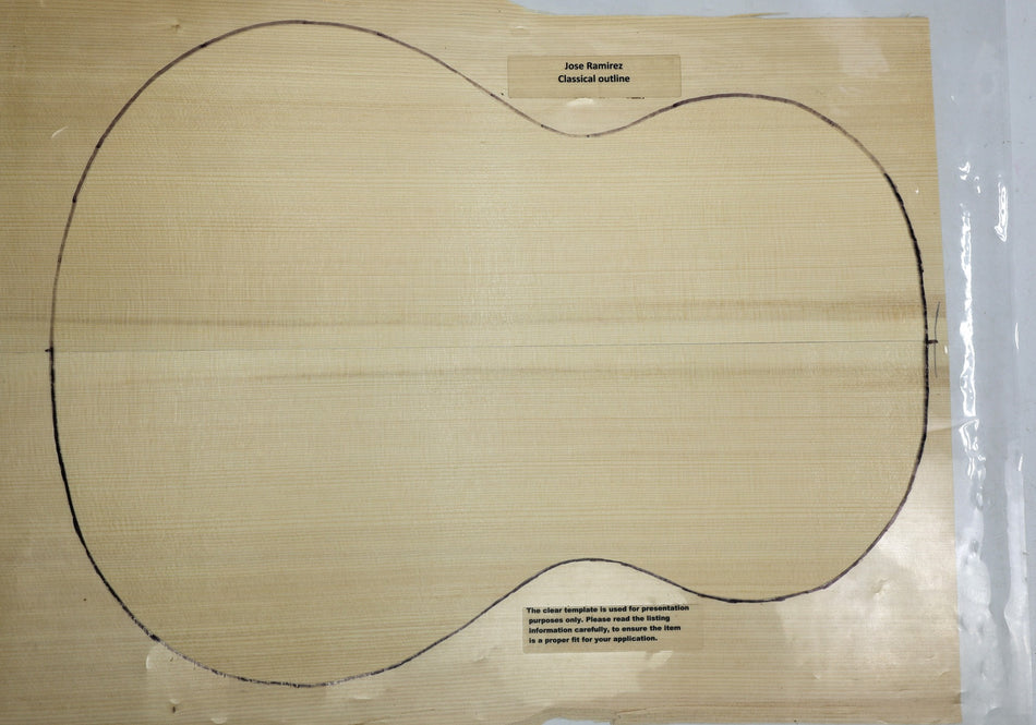 Adirondack Red Spruce Classical Guitar Set, 0.14" thick (+STANDARD) - Stock# 6-3109