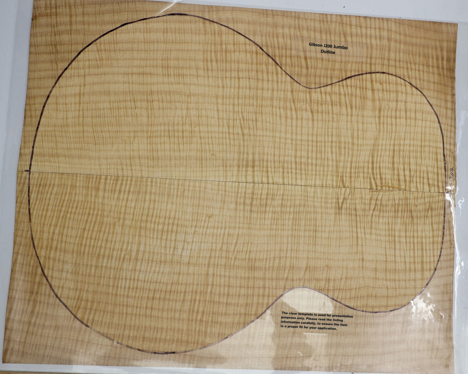 Back & Side set Maple Flame, Jumbo (+HIGH FIGURE +4★) - Stock# 6-3117