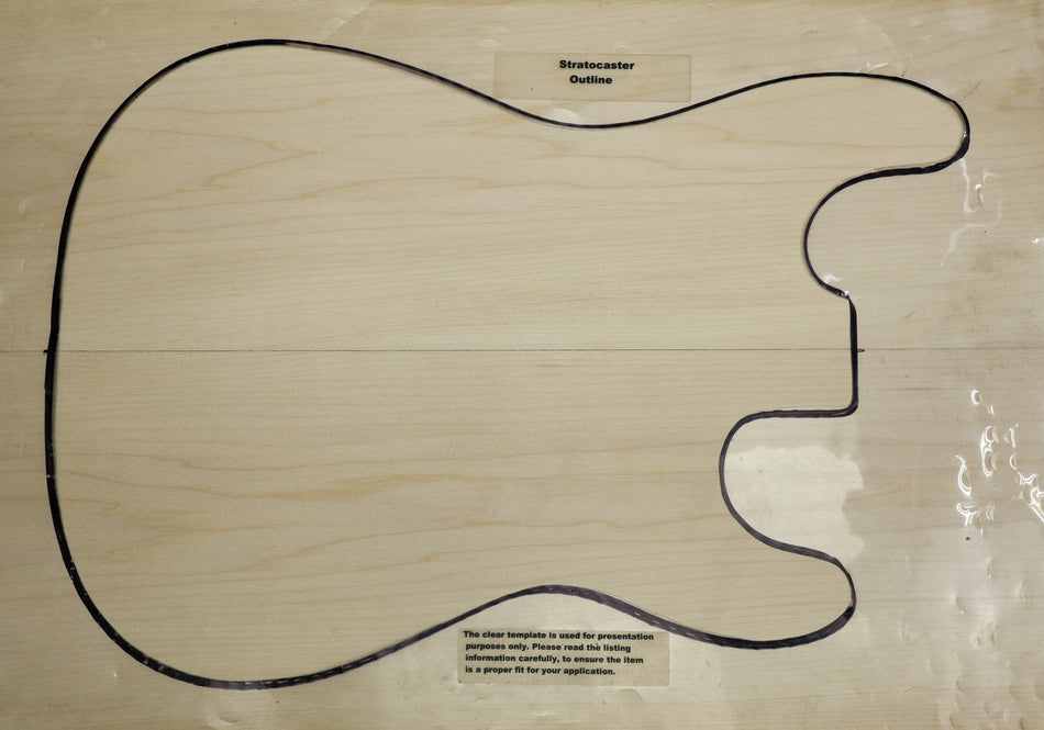 Basswood body blank, unglued 2pc, 1.78" thick (HIGH GRADE) - Stock# 6-3121