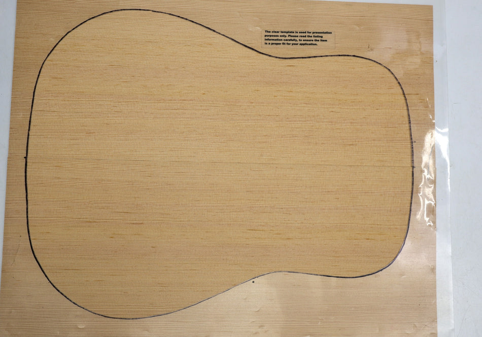 Douglas-Fir Dreadnought Guitar Set, 0.135" thick (+STANDARD +3★) - Stock# 6-3129