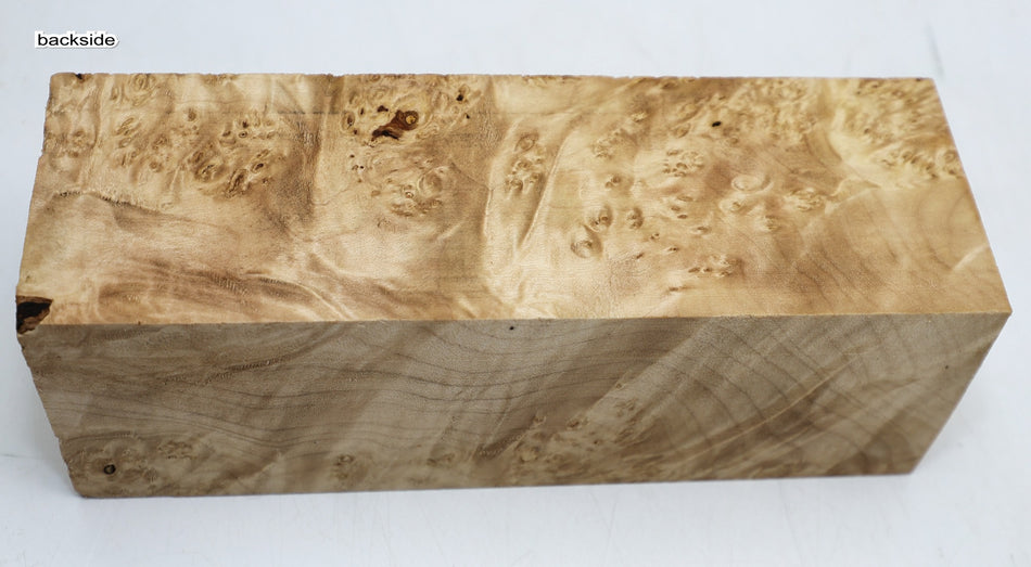 Maple Burl Spindle 3" x 9" long (HIGH FIGURE) - Stock# 6-3133