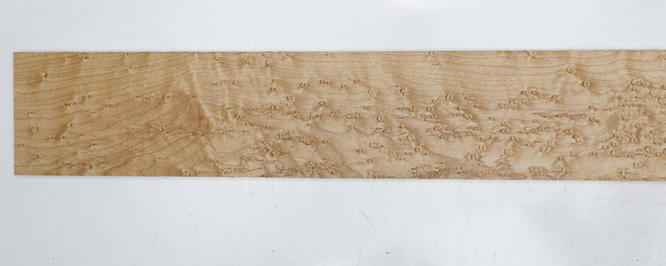 Rock Maple Birdseye Fingerboard, 23" long, unslotted (GREAT FIGURE) - Stock# 6-3135