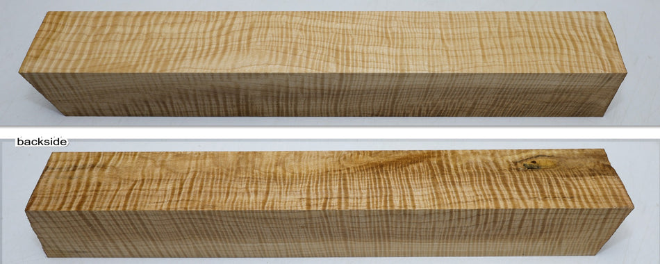 Maple Flame Block 3" x 3" x 15" (PREMIUM FIGURE) - Stock# 6-3208