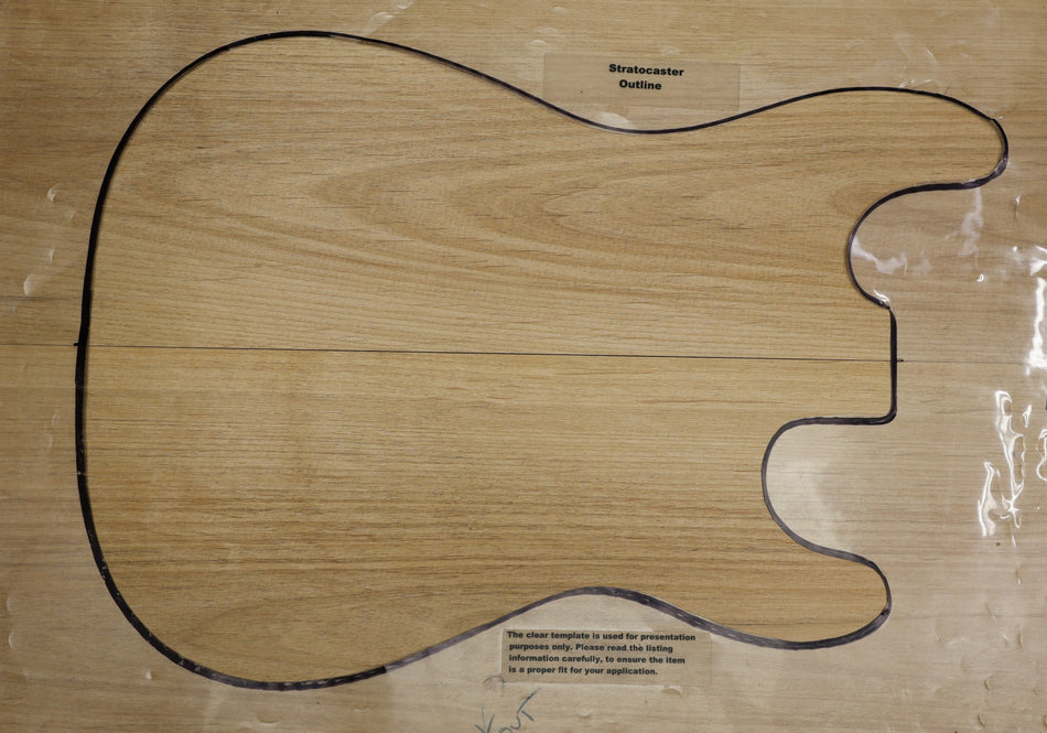 Alder body blank, unglued 2pc, 1.77" thick (PREMIUM 5★) - Stock# 6-3211
