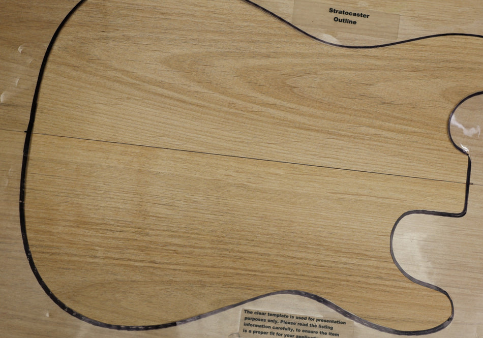Alder body blank, unglued 2pc, 1.77" thick (PREMIUM 5★) - Stock# 6-3211