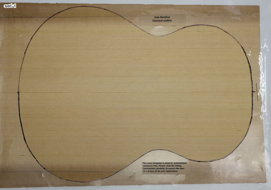 Red Cedar Classical, 2 Guitar Sets, 0.16" thick (Factory) - Stock# 6-3255
