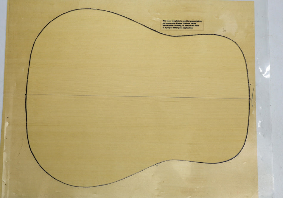 Alaskan Yellow Cedar Dreadnought Guitar Set, 0.15" thick (+STANDARD +3★) - Stock# 6-3256