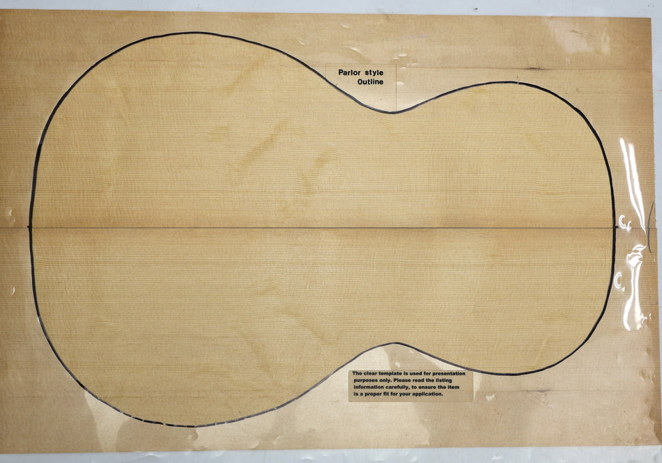 Sitka Spruce Parlor Guitar Set, 0.15" thick (+STANDARD) - Stock# 6-3257