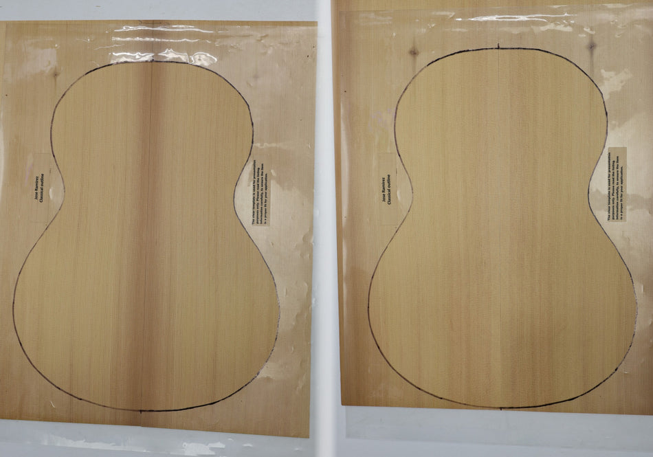 Red Cedar Classical, 2 Guitar Sets, 0.16" thick (+Professional) - Stock# 6-3384