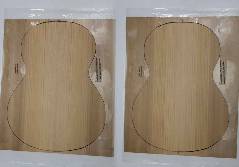 Red Cedar Classical, 2 Guitar Sets, 0.16" thick (Professional) - Stock# 6-3440