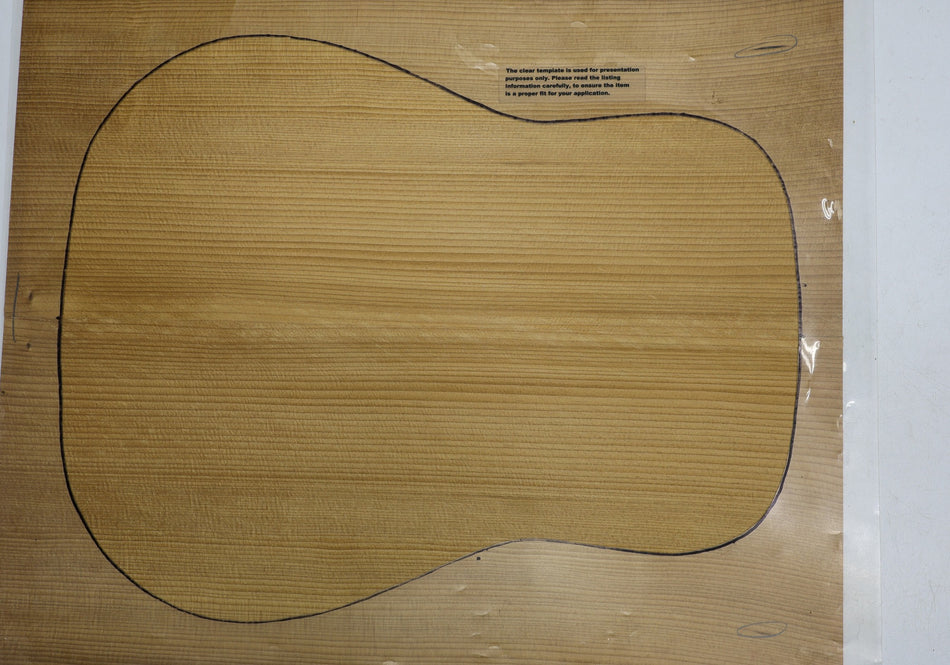 Torrefied Sitka Spruce Dreadnought Guitar Set, 0.15" thick (+Factory) - Stock# 6-3442