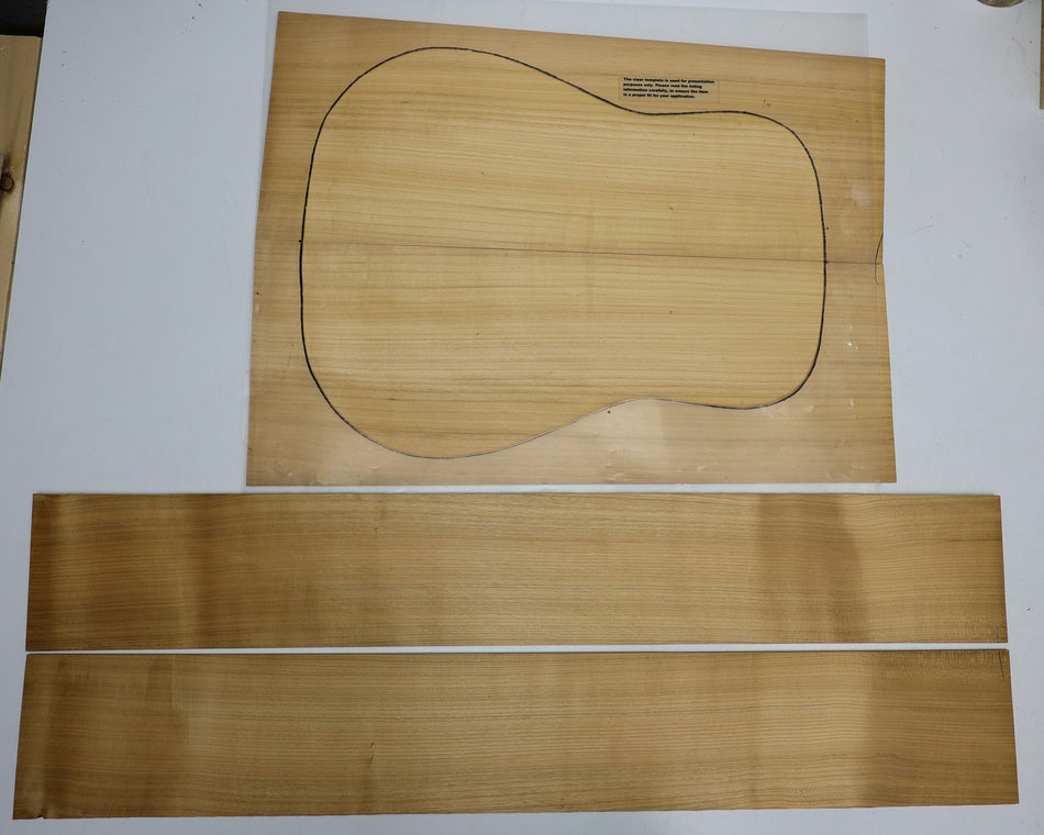 Back & Side set Cherry, Dreadnought - Stock# 6-3464