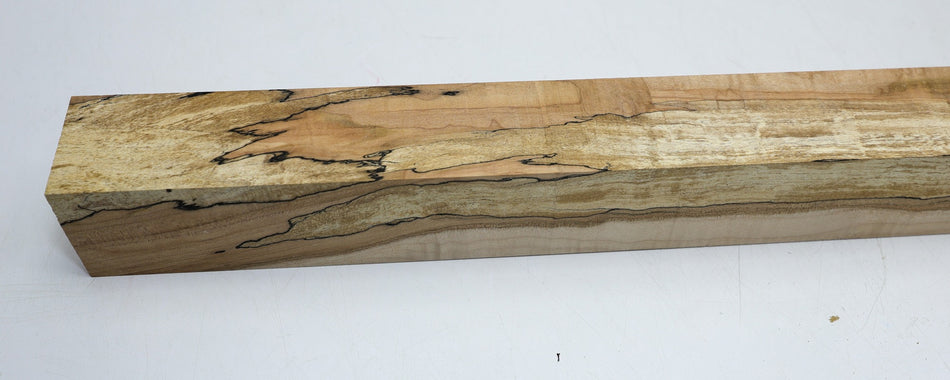 Spalted Maple Spindle Square 2" x 22.5" - Stock# 6-3563