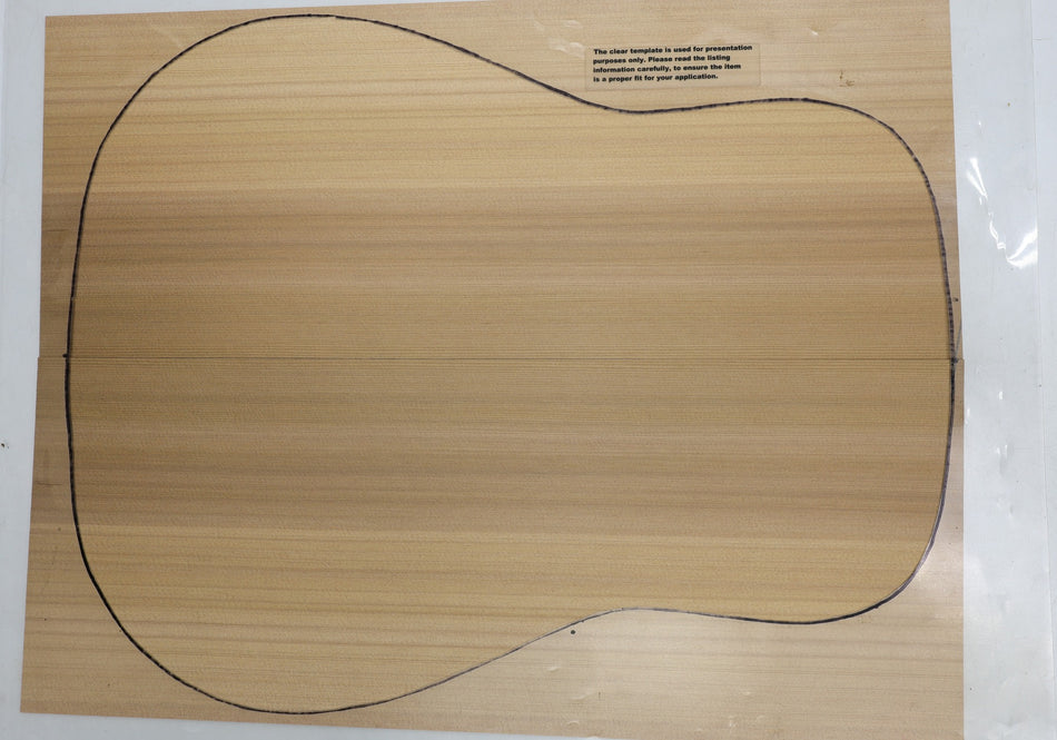 Red Cedar Dreadnought Guitar Set, 0.15" thick (Professional) - Stock# 6-3613