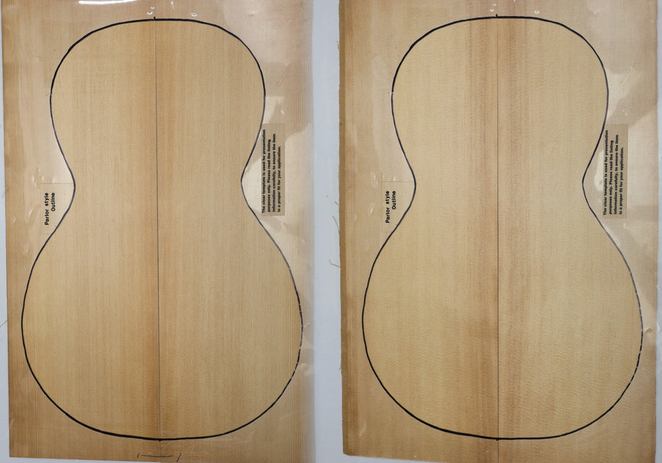 Sitka Spruce Parlor, 2 Guitar Sets, 0.15" thick (Professional) - Stock# 6-3666