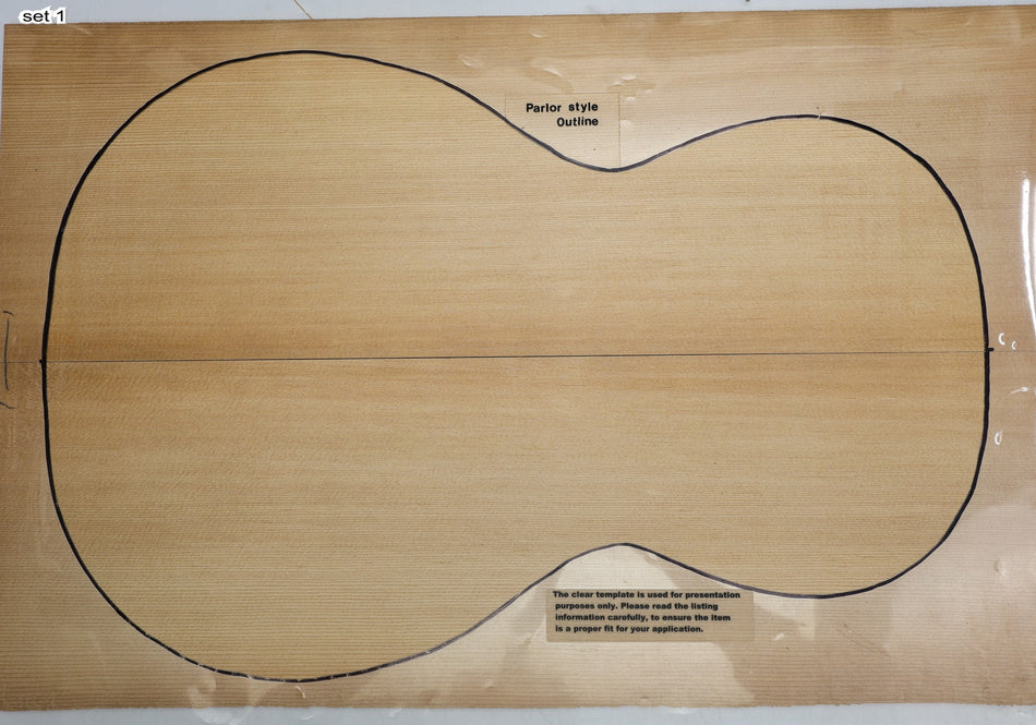 Sitka Spruce Parlor, 2 Guitar Sets, 0.15" thick (Professional) - Stock# 6-3666