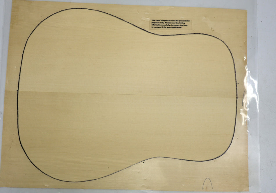 Engelmann Spruce Dreadnought Guitar Set, 0.19" thick (HIGH GRADE) - Stock# 6-3706