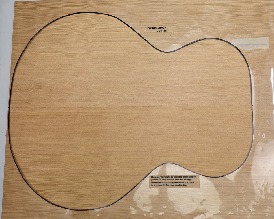 Douglas-Fir Archtop Guitar set, 1" thick (+STANDARD +3★) - Stock# 6-3739