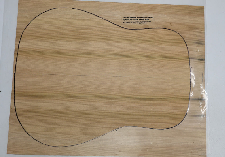 Red Cedar Dreadnought Guitar Set, 0.155" thick (+Factory) - Stock# 6-3761