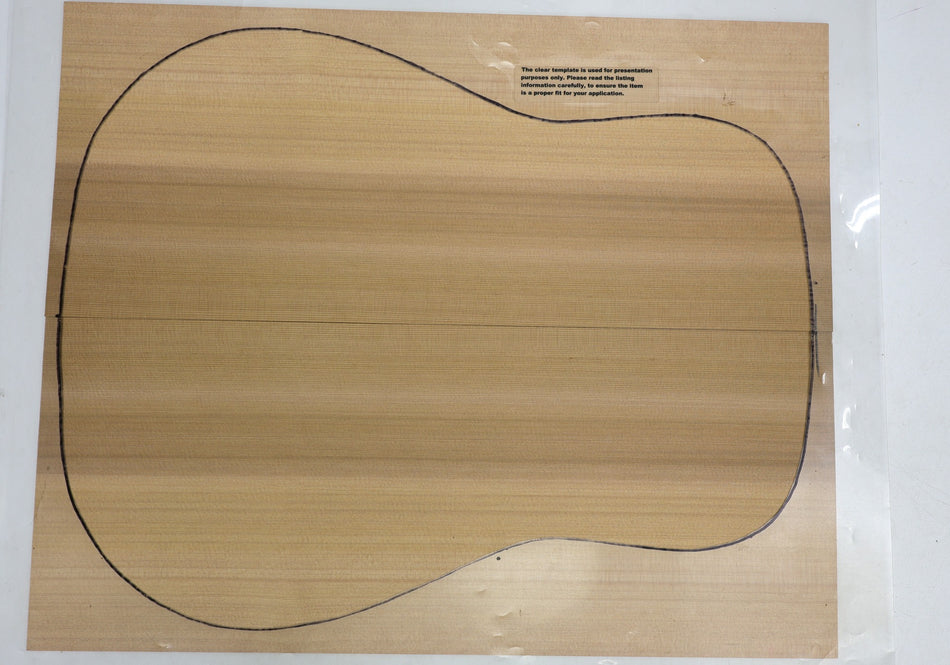 Red Cedar Dreadnought Guitar Set, 0.15" thick (+Factory) - Stock# 6-3783