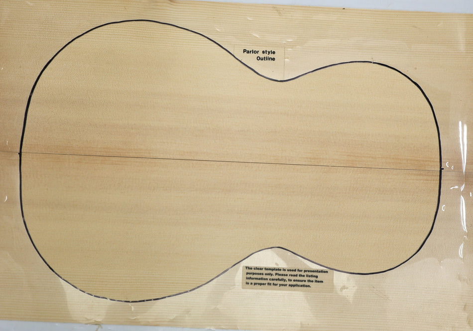Sitka Spruce Parlor Guitar Set, 0.13" thick (+STANDARD) - Stock# 6-3801