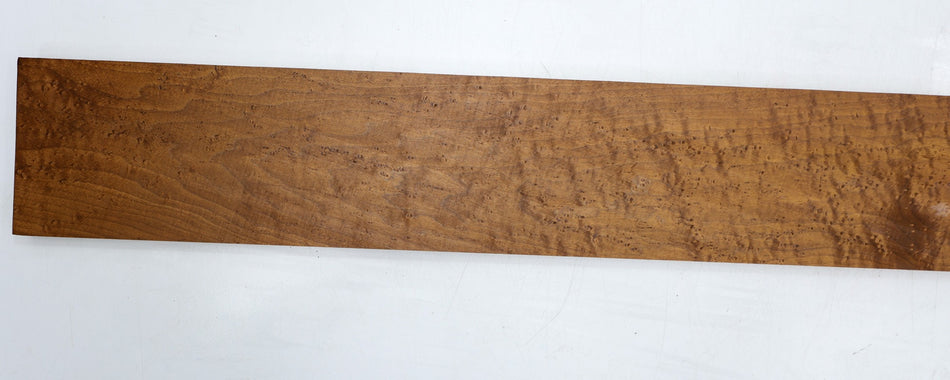 Torrefied Rock Maple Birdseye Neck Blank 0.88" x 4" x 32.5" (Great Figure) - Stock# 6-3808