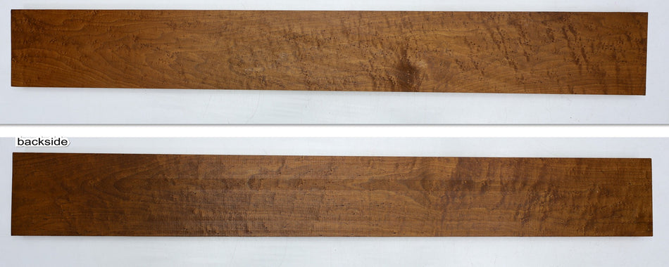 Torrefied Rock Maple Birdseye Neck Blank 0.88" x 4" x 32.5" (Great Figure) - Stock# 6-3808
